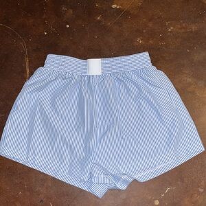 Striped Blue Women's Shorts
